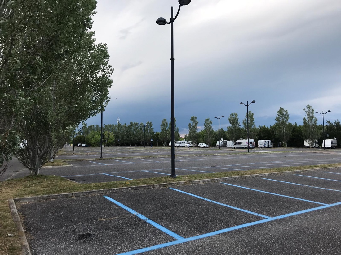 Parcheggio camper a Grado