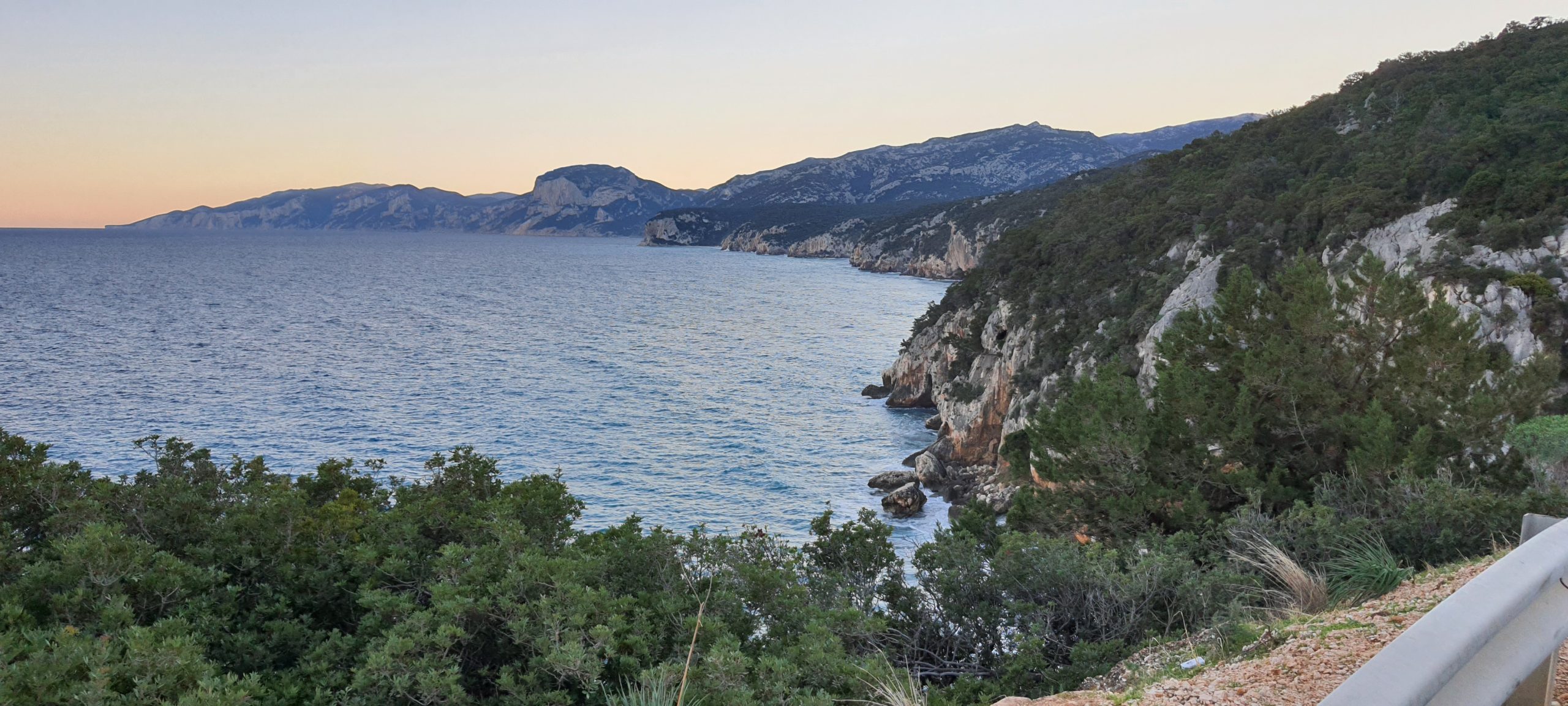 Panorama sulla strada per Tortolì (NU)