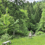 Scorcio del percorso per la cascata di Fuas