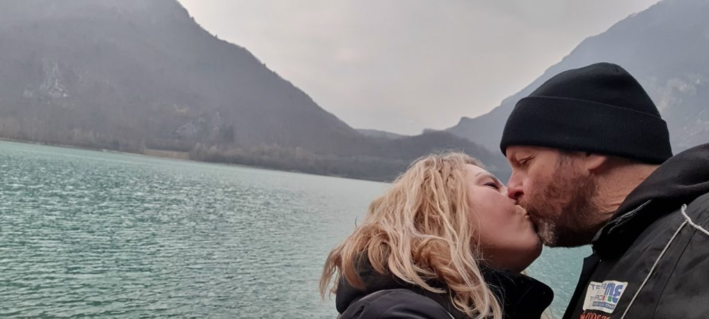 Noi al lago di Cavazzo