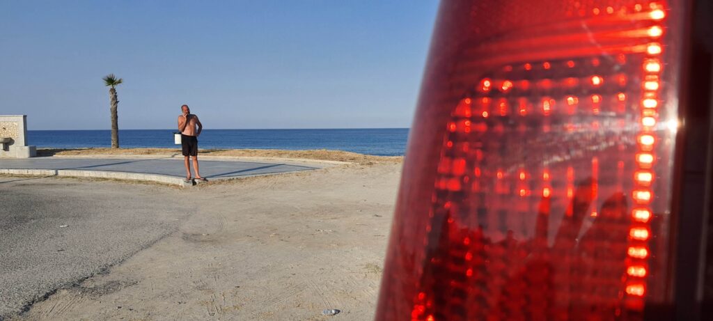 Punto dove abbiamo sostato a Guardavalle Marina
