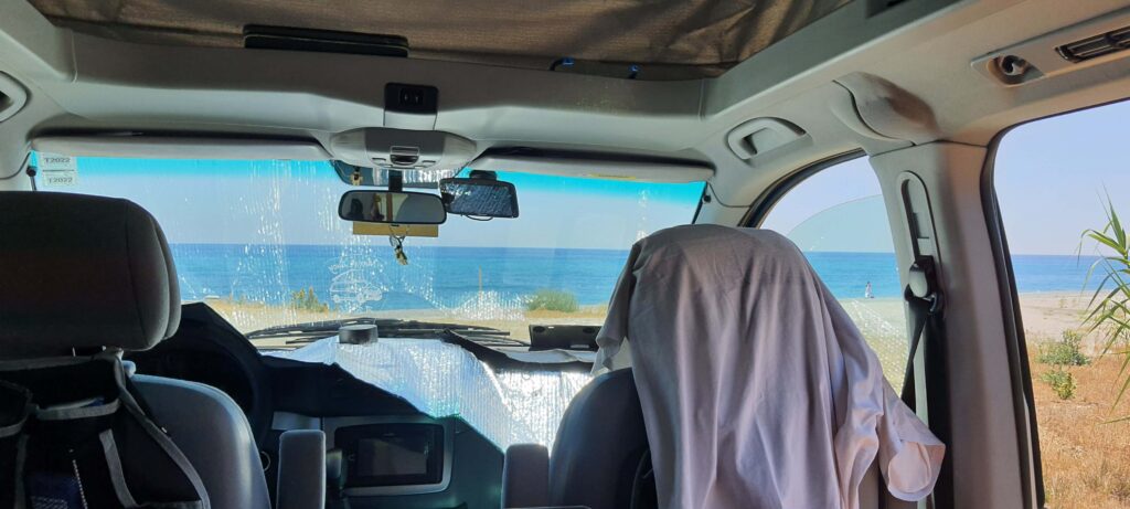 Punto dove abbiamo sostato a Guardavalle Marina