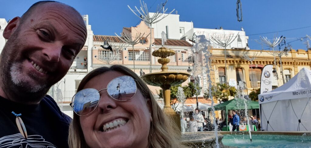 Io e Max in Piazza del Cabildo