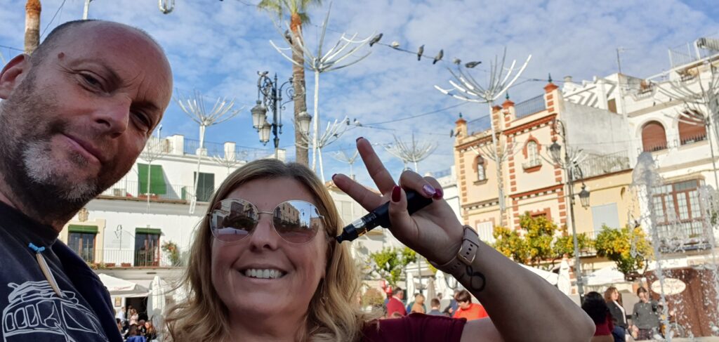Io e Max in Piazza del Cabildo