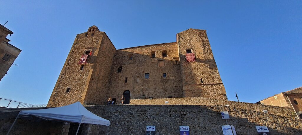 Castello dei Ventimiglia a Castelbuono, in Sicilia. 