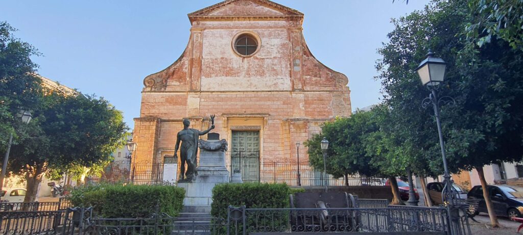 Chiesa Natività di Maria Vergine Matrice Nuova nel borgo medievale di Castelbuono, in Sicilia.