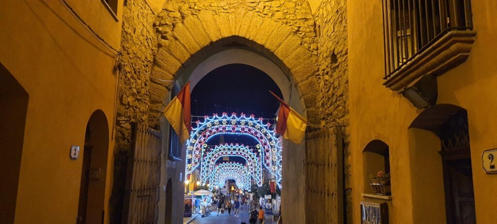 Scorcio del centro di Castelbuono, in Sicilia.