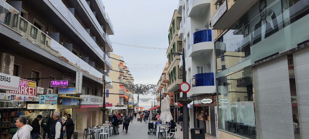 Una via di Benidorm