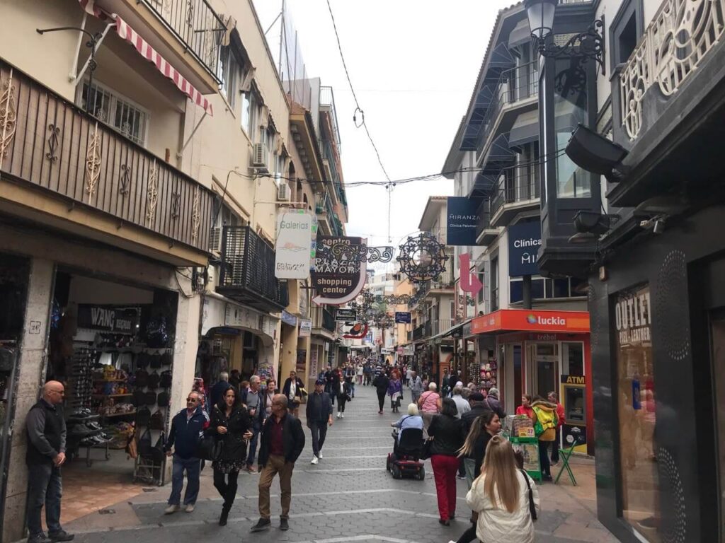 Una via di Benidorm