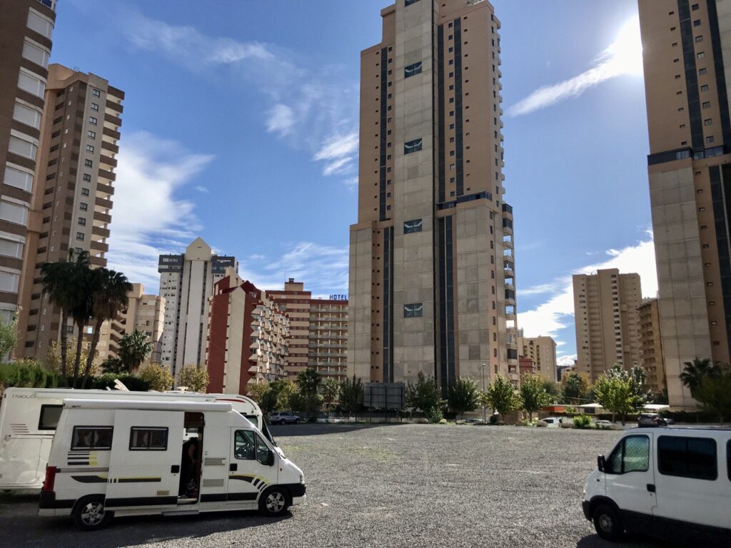 Parcheggio a Benidorm