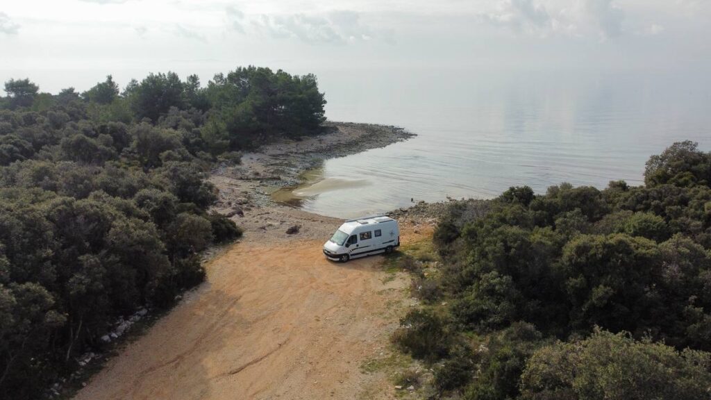 Il van in Croazia