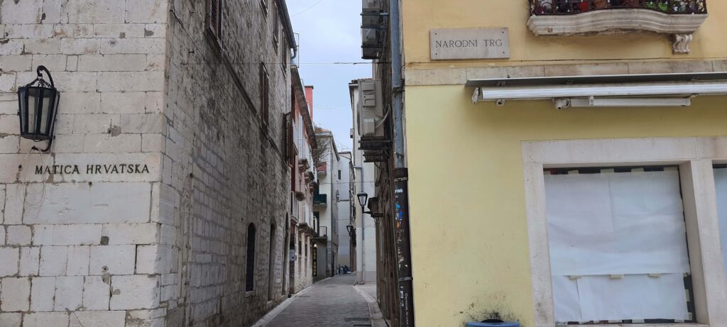 Una stradina di Zara.