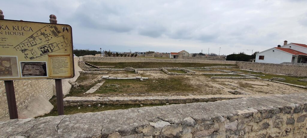 Resti di una antica casa romana.