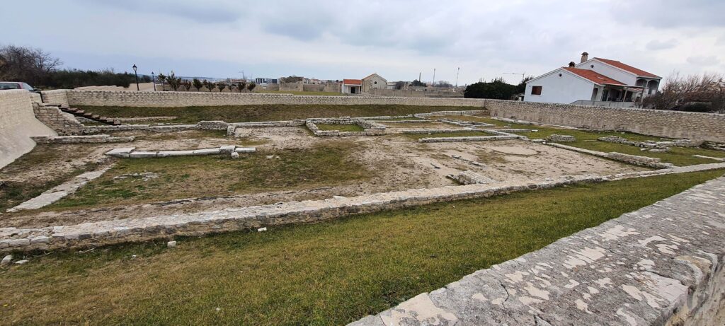 Resti di una antica casa romana.