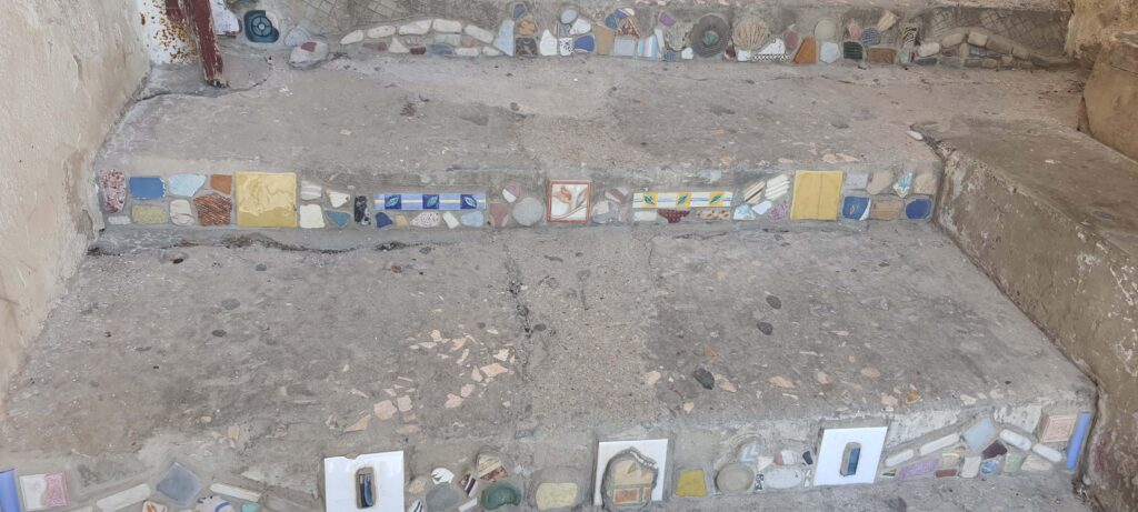 Una scalinata molto particolare a Sciacca