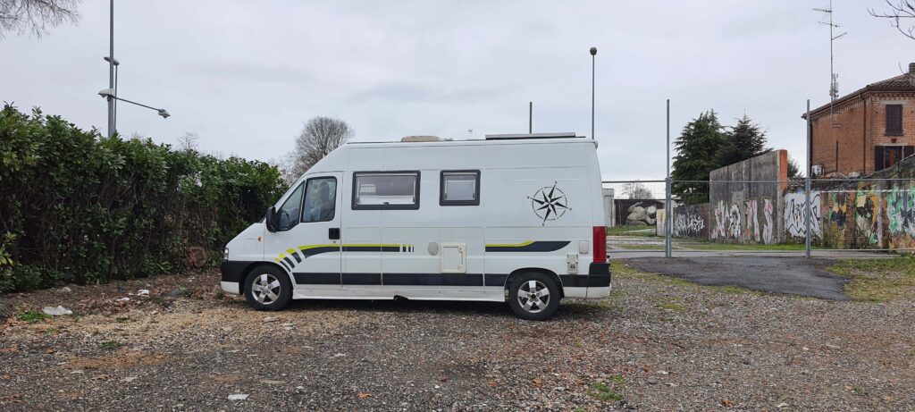 Il van in area camper