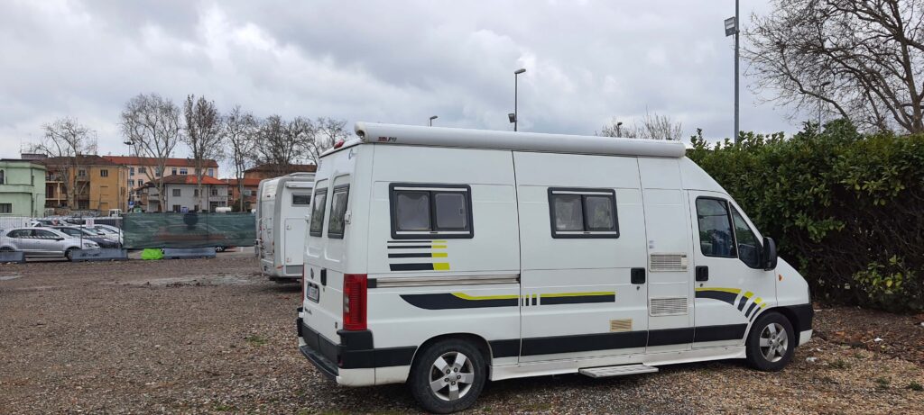 Il van in area camper